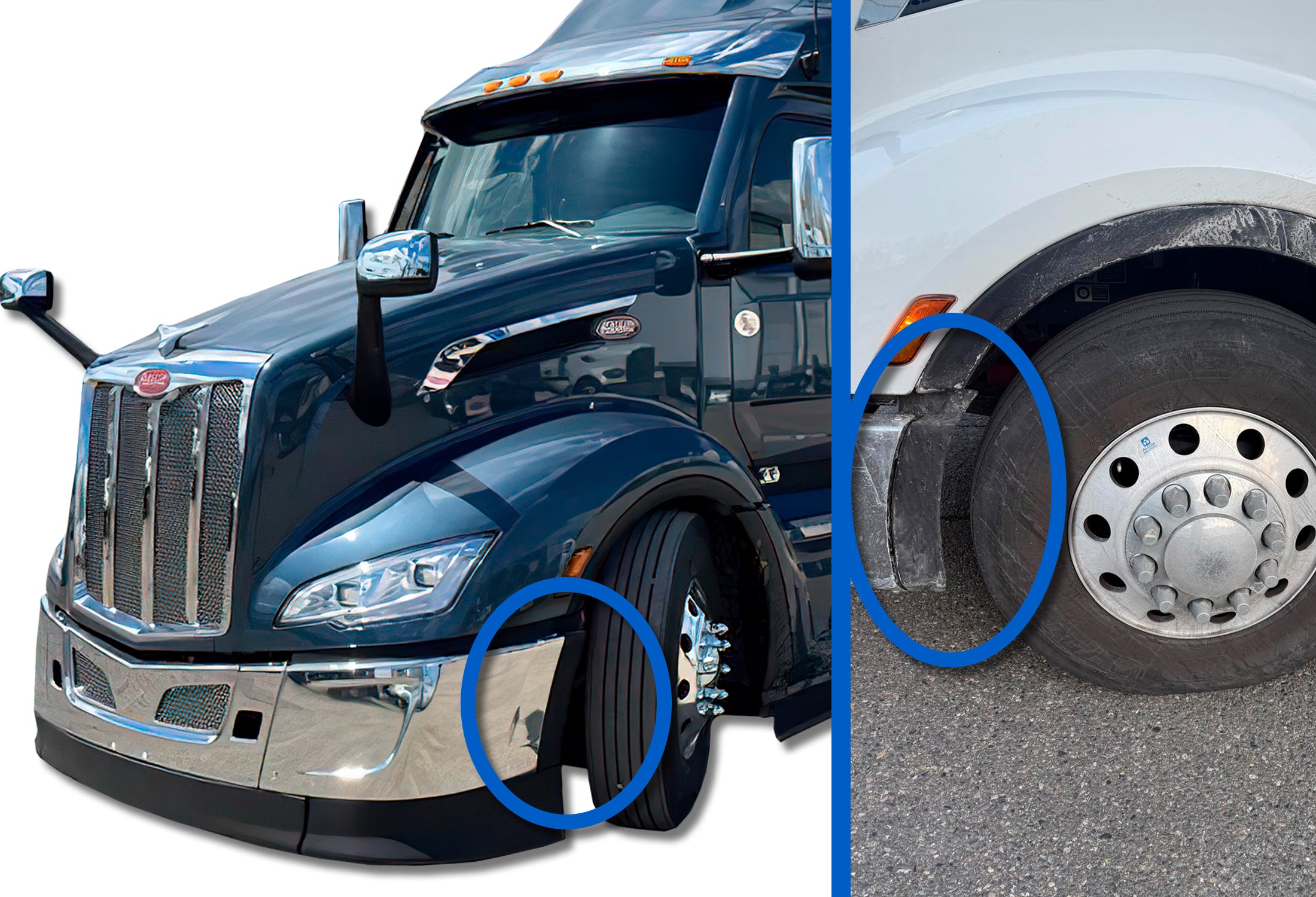 Bumper Extension Driver 2022+ Peterbilt 579 – Tacoma Parts Corporation