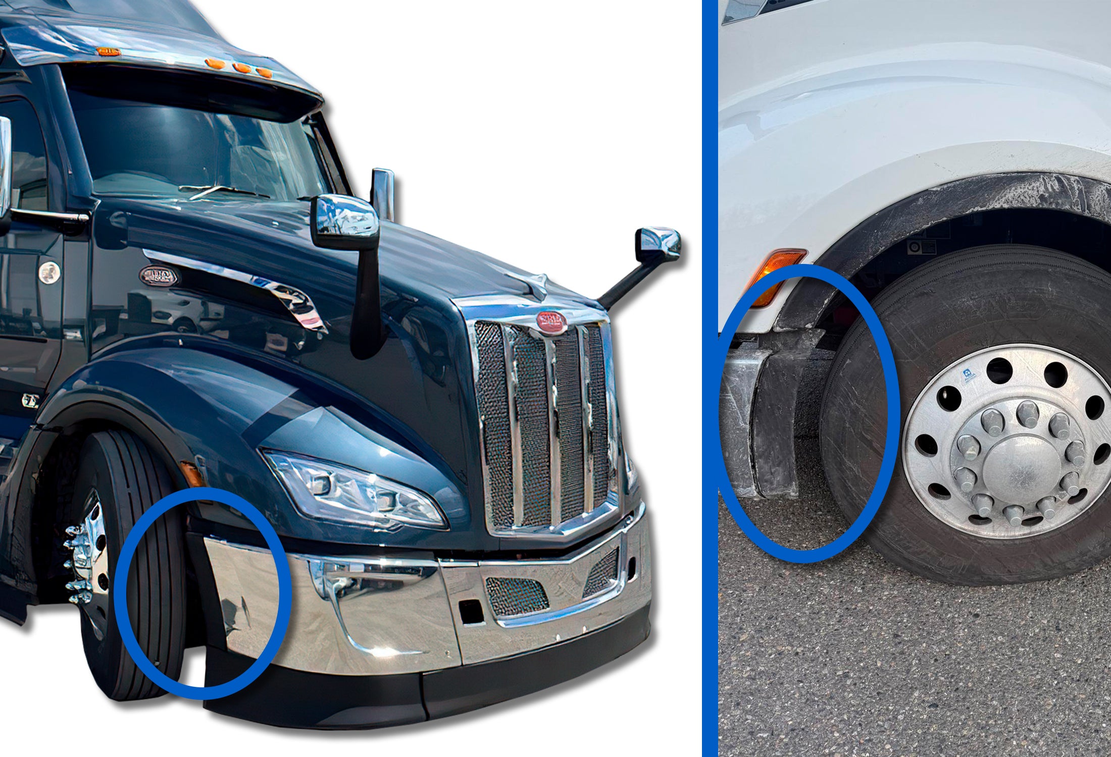 Bumper Extensions Set 2022+ Peterbilt 579 – Tacoma Parts Corporation