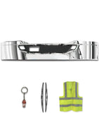 17" Chrome Bumper without Fog light cut out, with sensor 2022+ Kenworth T680 Next Gen