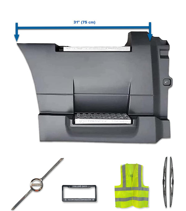 Rear Step Side Fairing Panel Passenger 31" 2018+ Volvo VNL VNR