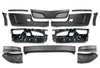 Complete Front Bumper w/o Fog Hole 14 Pcs 2022+ Peterbilt 579