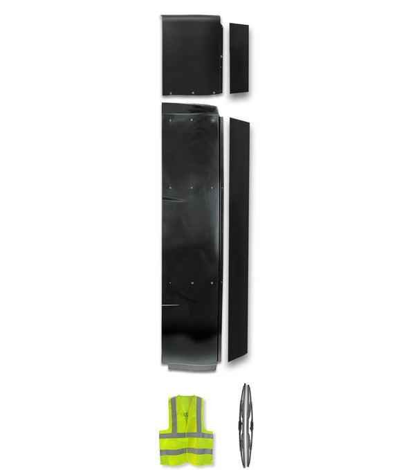 Top & Lower Wind Fairing Cab with Extenders Full Set Driver International LT625