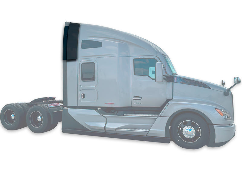 Cabin Upper Sleeper Fairing Plastic w/ Extension Passenger 2022+ Kenworth T680 Next Gen