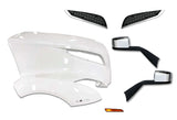 Hood Fender Fiberglass Passenger with Set 2018+ Volvo VNL