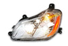 Headlight Halogen Assembly Chrome Housing Driver 2013-2021 Compatible with T680