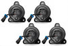 Fogs Light LED Lamp Black Housing 4 Pcs 2018-2024 Volvo VNL