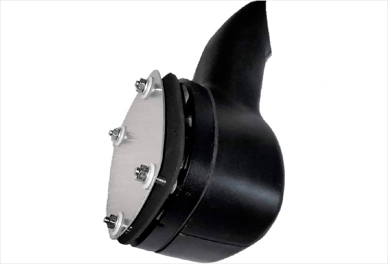 Hood Mirrors Black Set Compatible with Kenworth T680 2011-2021