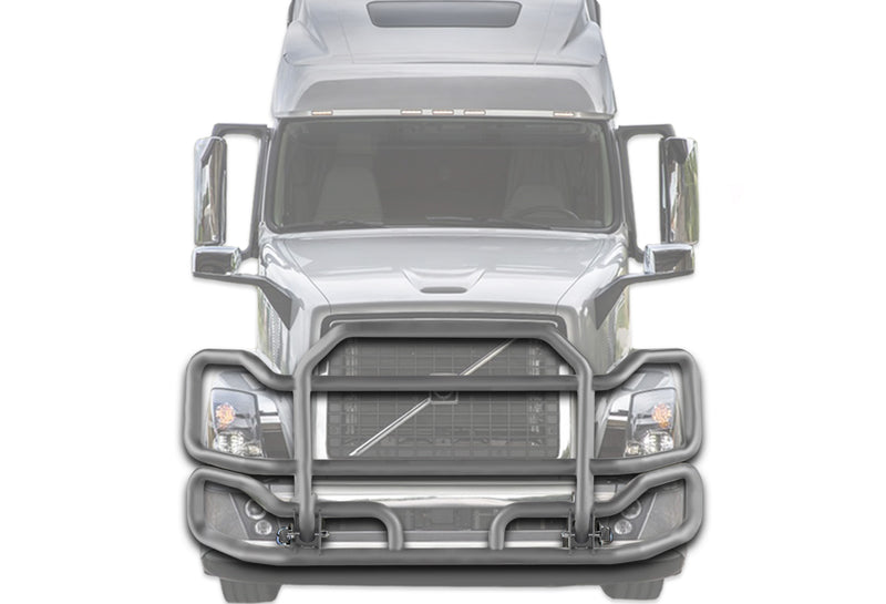 Front Gray Grille Guard Large 2004-2017 Volvo VNL