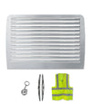 Front Louvered Grille Chrome 2004-2017 Volvo VNL 670 730 780