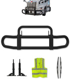 Front Steel Grille Deer Guard Black Herd 200 Peterbilt SBA