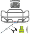 Front Gray Grille Guard Large 2004-2017 Volvo VNL