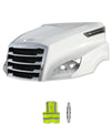 Hood Shell Fiberglass With Grille and Side Hood Vent 2018+ Freightliner Cascadia