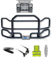 Front Grille Guard Large Black Freightliner Century