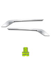 Chrome Hood Air Intake Bezels Set 2022+ Peterbilt 579