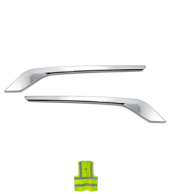 Chrome Hood Air Intake Bezels Set 2022+ Peterbilt 579