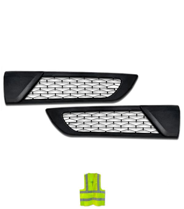 Long Air Intake Bezel Assembly w/Black Covers Set 2025 2026 Freightliner Cascadia