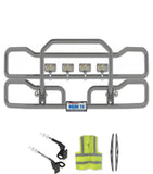 Front Grille Guard Grey 2018+ Freightliner Cascadia 126 116