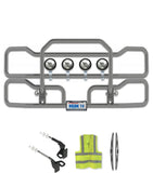 Front Grille Guard Grey 2018+ Freightliner Cascadia 126 116