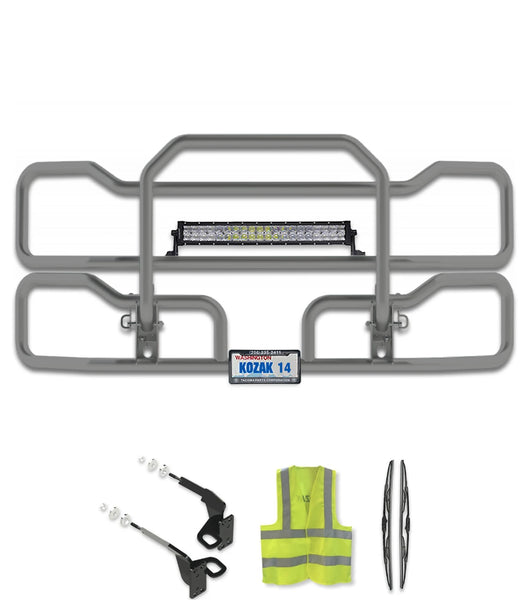 Front Grille Guard Grey 2018+ Freightliner Cascadia 126 116