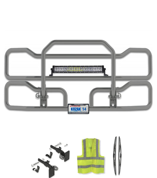 Front Grille Guard Grey 2022+ Peterbilt 579