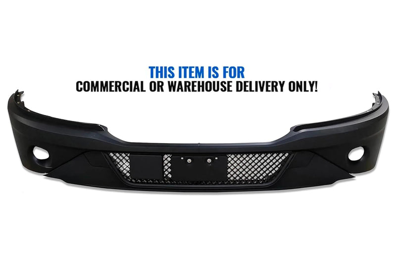 Bumper with Fog Hole Black Plastic 5 Pcs 2022+ Kenworth T680