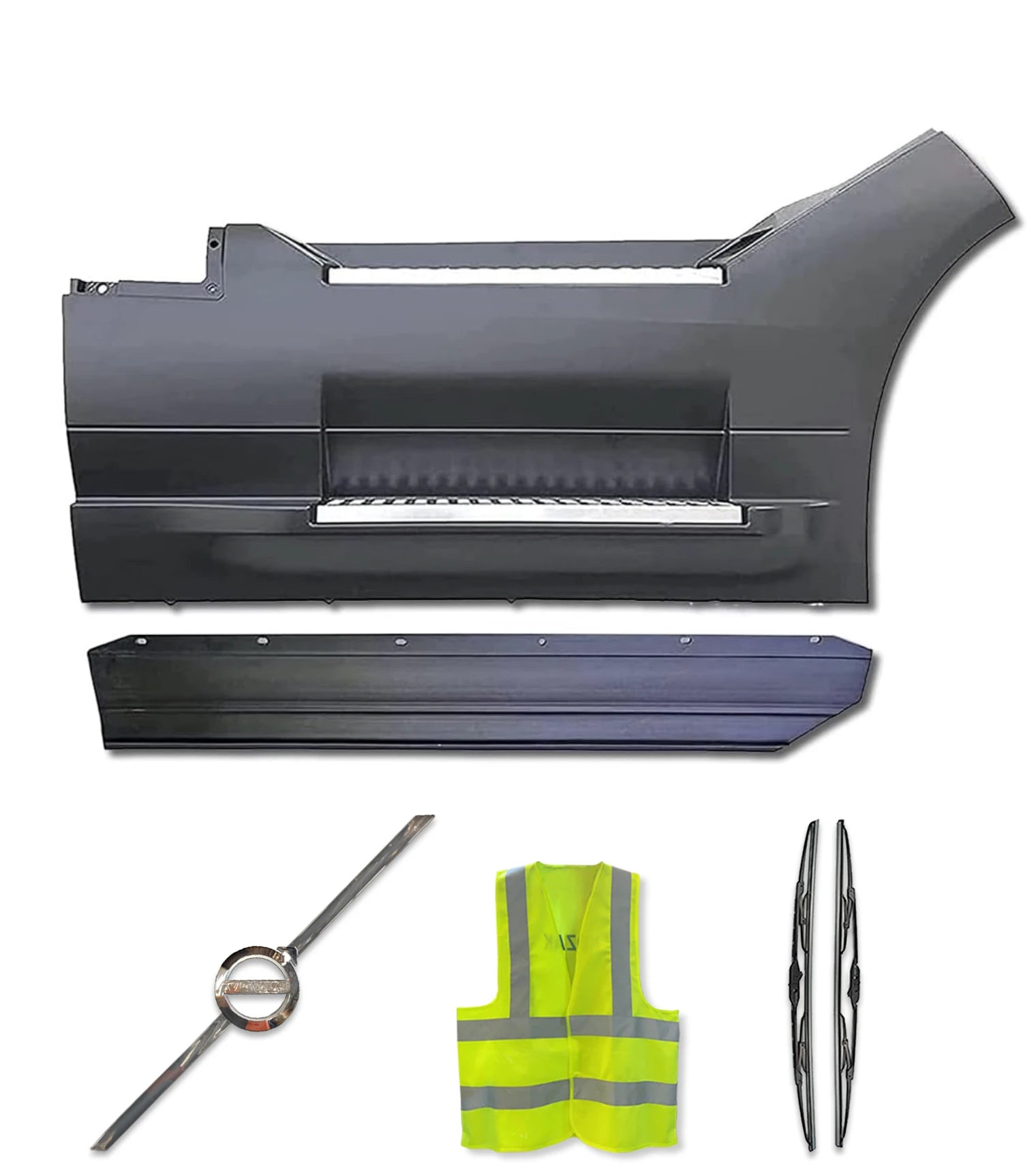 Fairing Panel Front Step with Rubber Stripe Passenger 2018+ Volvo