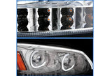 Headlights Led Chrome With Turn Signal Set 2008-2018 Kenworth T660