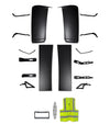 Upper and Lower Wind Cab Cabin Fairings w/Brackets Full Set Passenger & Driver 2018-2024 Volvo VNL