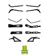 Upper & Lower Wind Cab Fairing Support Brackets Full Set 2018-2024 Volvo VNL