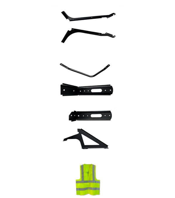 Lower Wind Cab Fairing Support Brackets Set 3R 4R 5R 6R Passenger 2018-2024 Volvo VNL