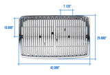 Front Grille with Bug Deflector Frame Chrome 1996-2003 Volvo VN VNL VNM