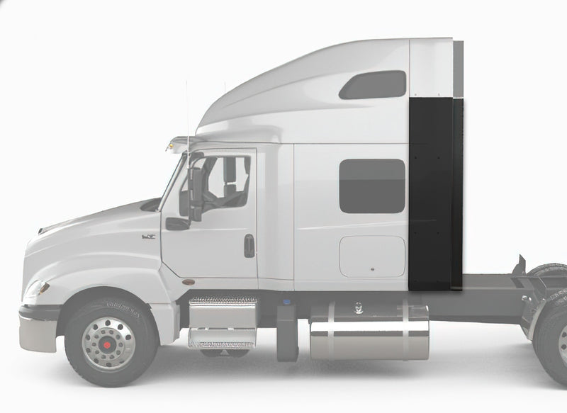 Bottom Lower Wind Fairing Cab Extender Plastic with Extension Driver International LT625