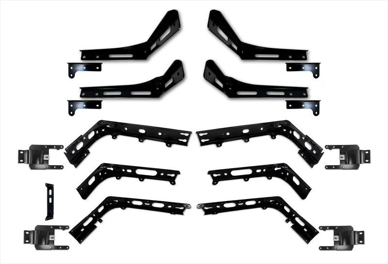 Cabin Fairing Upper and Lower Air Deflectors with Brackets Full Set 2025 2026 Volvo VNL New