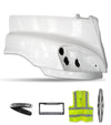 Hood Fender Fiberglass Passenger 2008-2017 Freightliner Cascadia 125 113