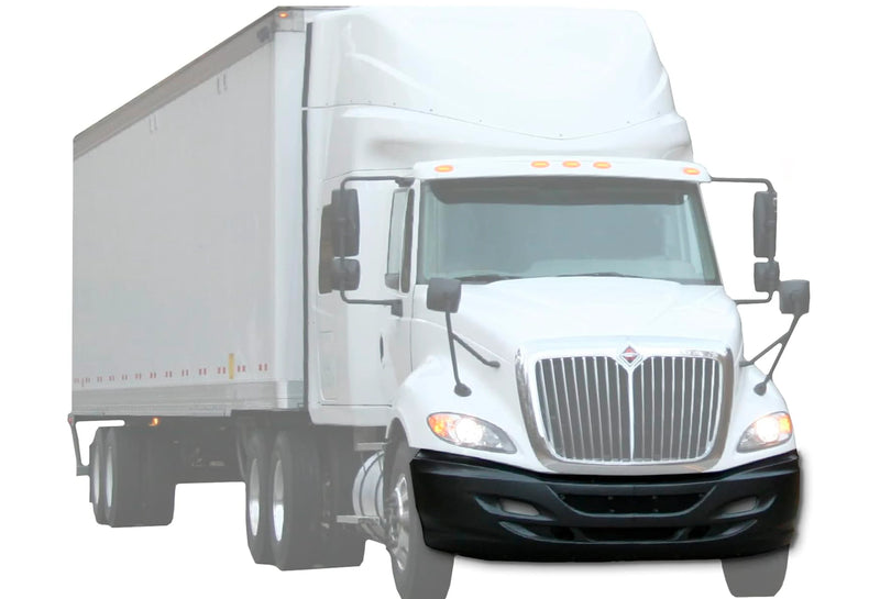 Bumper With Fog Holes Plastic Set International Prostar