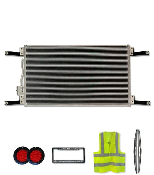 Condenser 1E5864 Freightliner Business Class M2, 106 & 112 FS65 FL60 M2-106V FLD120 Century M2-112 XC Columbia Classic FLD SD FLD112 FL70