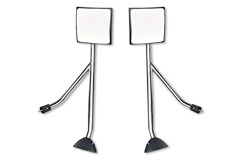 Chrome Hood Mirrors Pair International Prostar 2002-2017 - 