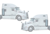 Cabin Lower Sleeper Fairing Extenders Set 2022+ Peterbilt 579