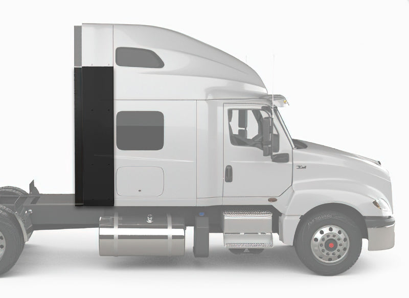 Bottom Lower Wind Fairing Cab Extender Plastic with Extension Passenger International LT625