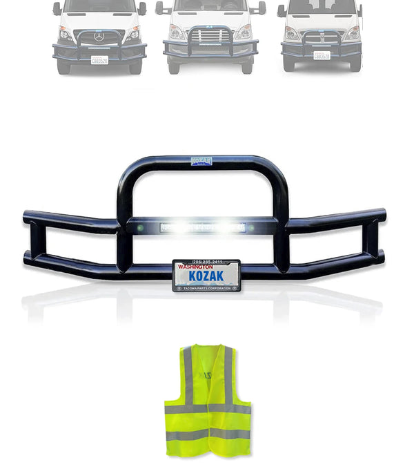 3" Grille Guard with LED Bar All Sprinter Van Models
