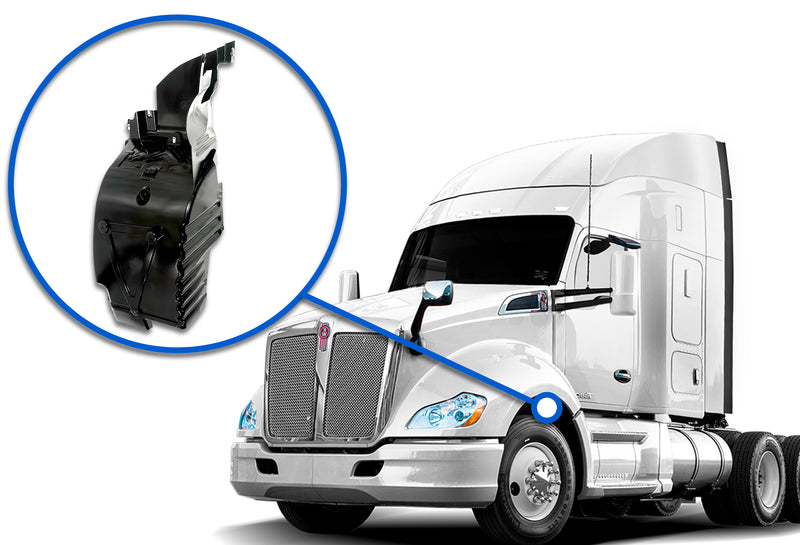 MudGuard Liner Fender Complete Driver 2013-2021 Kenworth T680