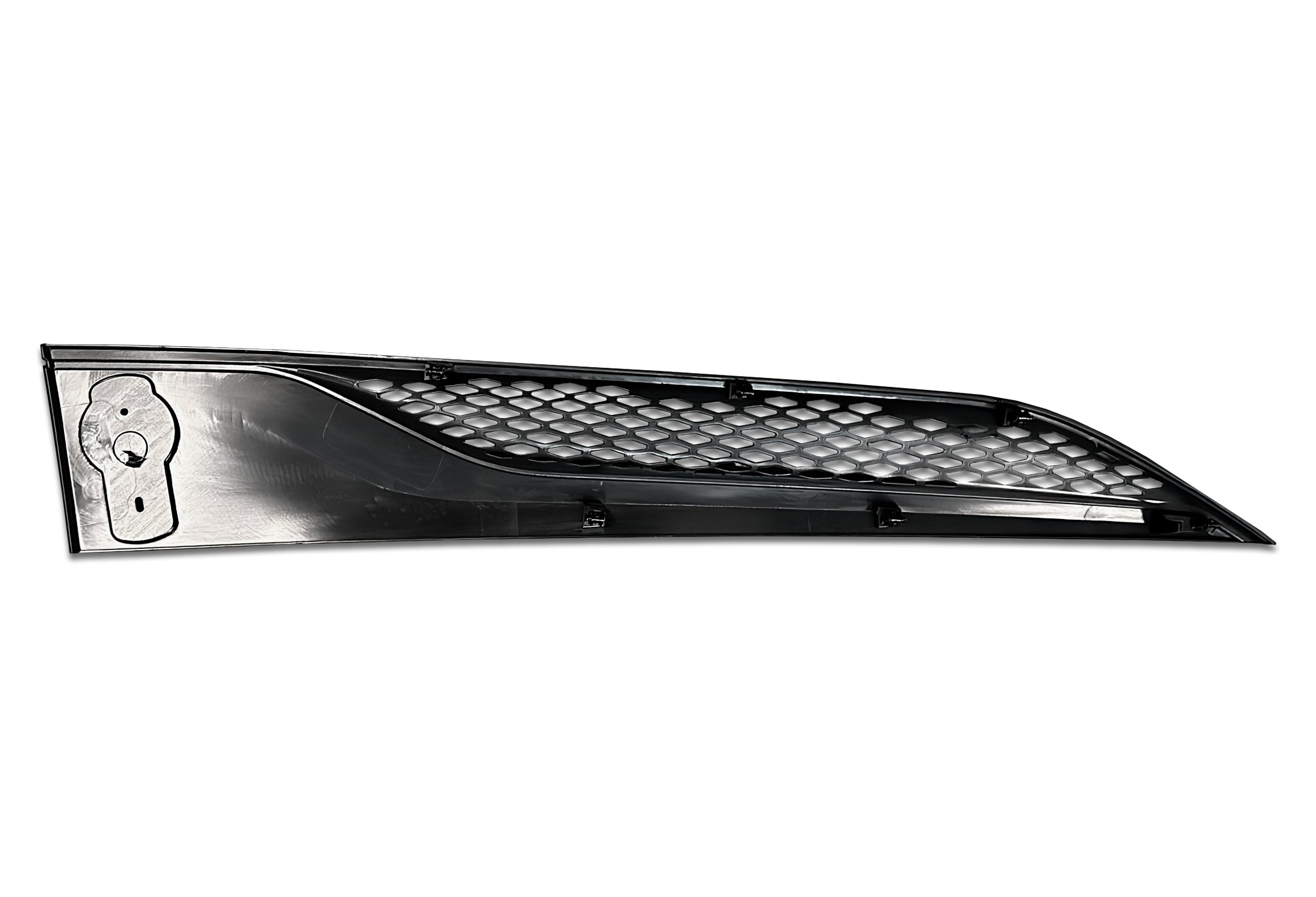 Side Hood Grille Vent Trim Black Driver 2022+ Kenworth T680
