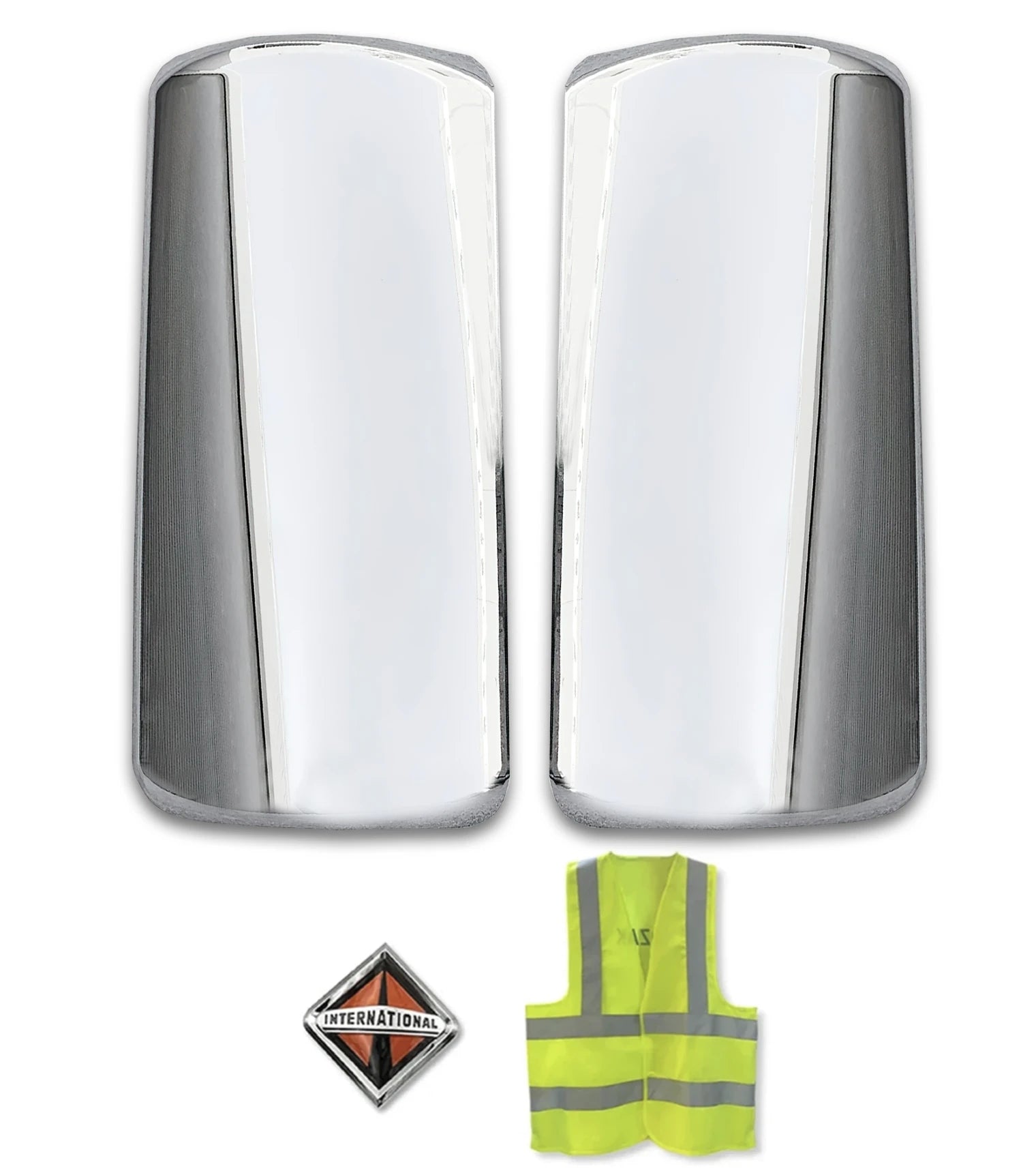Door Mirror Covers Chrome Set International LT625 – Tacoma Parts