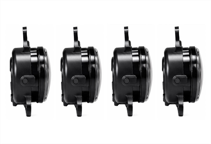 Fogs Light LED Lamp Black Housing 4 Pcs 2018-2024 Volvo VNL