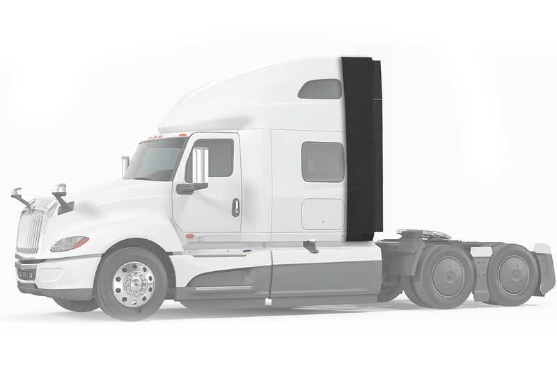 Top & Lower Wind Fairing Cab with Extenders Full Set Driver International LT625