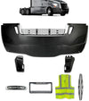Bumper w/out Fog Holes Plastic w/ Brackets 2018+ Freightliner Cascadia 126 116