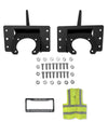 Mounting Brackets Set Fits Plastic Bumper Kenworth T660