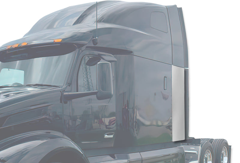 Cabin Lower Sleeper Fairing Extender Aluminum Driver 2013-2021 Peterbilt 579