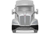 Bumper Covers Black Plastic Without Fog Hole Set Kenworth 2022+ T680