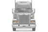 Headlights Bezels Chrome with 12" Amber/Yellow LED Light Strip Bar 2 Pcs For Freightliner FLD Classic XL - 
